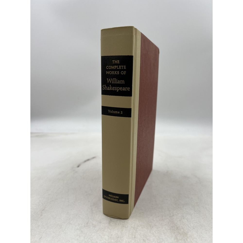 The Complete Works of William Shakespeare Hardcover Book Vol 2 Nelson Doubleday